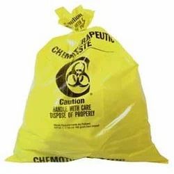 polybag4u Yellow Bio waste collection bags Super quality, Capacity: 90 litter volume, Thickness: 50 Microns