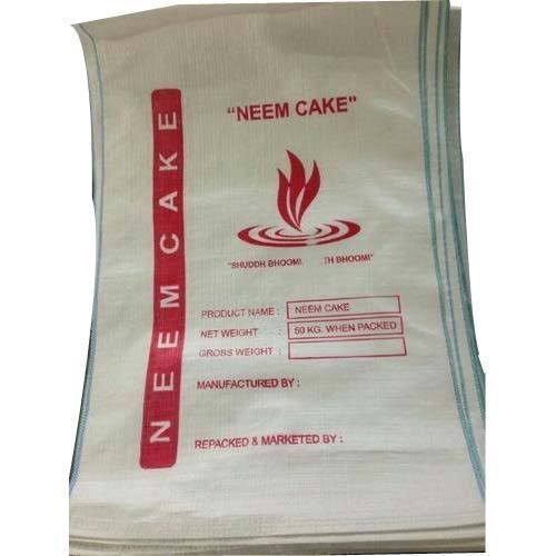 Printed HDPE Sack Bags, For Neem Cake Packaging