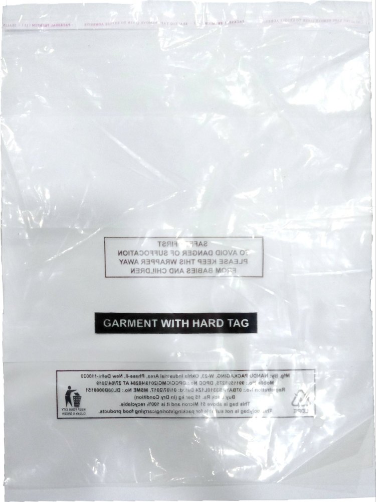 LDPE TRANSPARENT LD PRINTED POLYBAGS, For PACKING