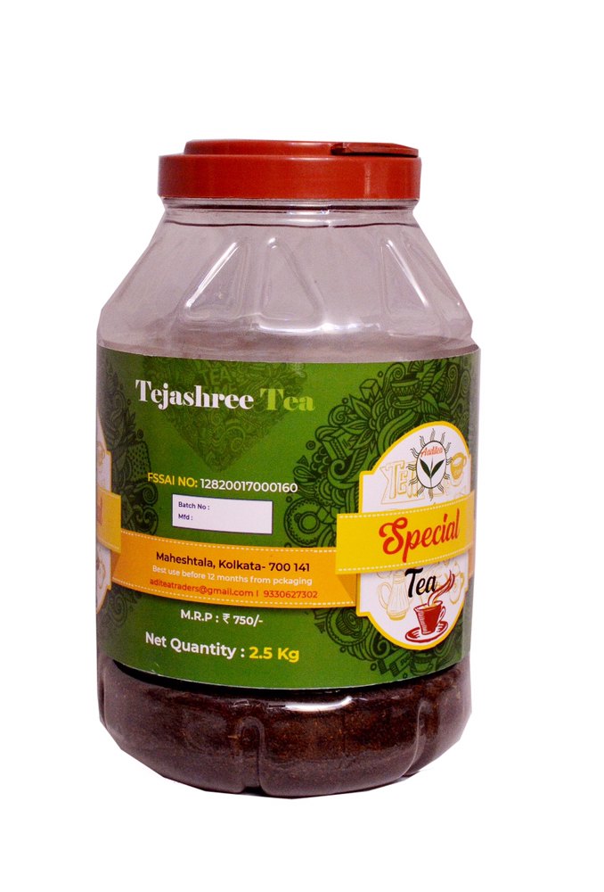 Black Tejashree Special Tea 2.5 Kg Jar