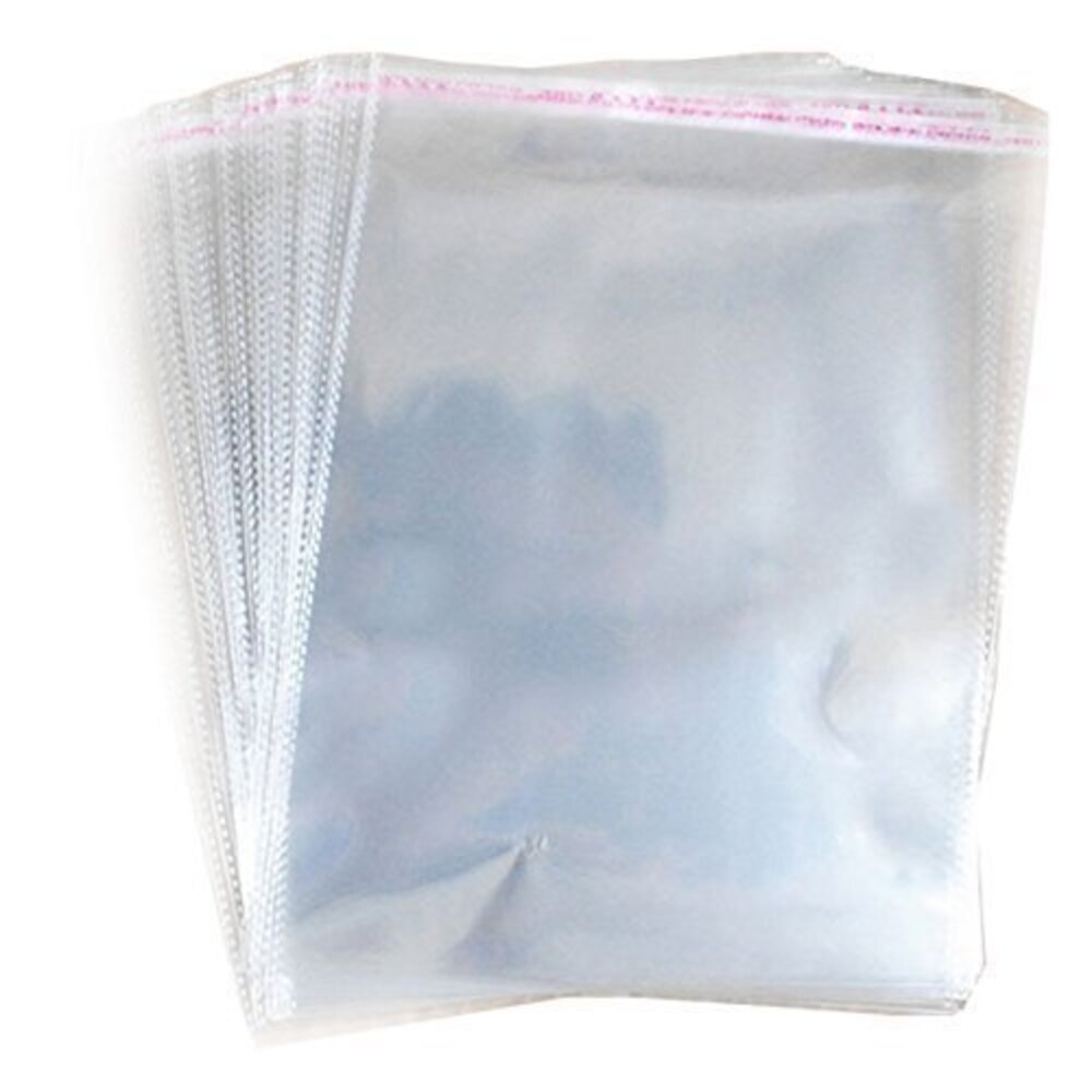 Plain Transparent BOPP Saree Packaging Bag, Rectangular, 2 kg
