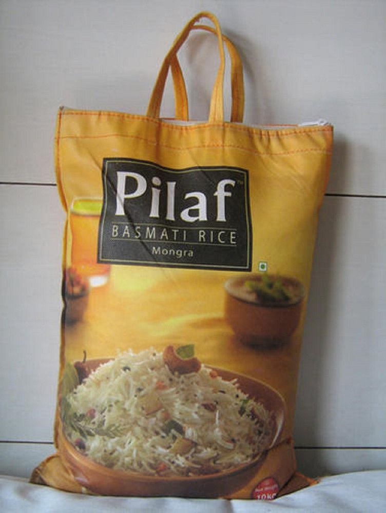 BOPP Printed Basmati Rice Bag, Size: 10*10*5 Inch