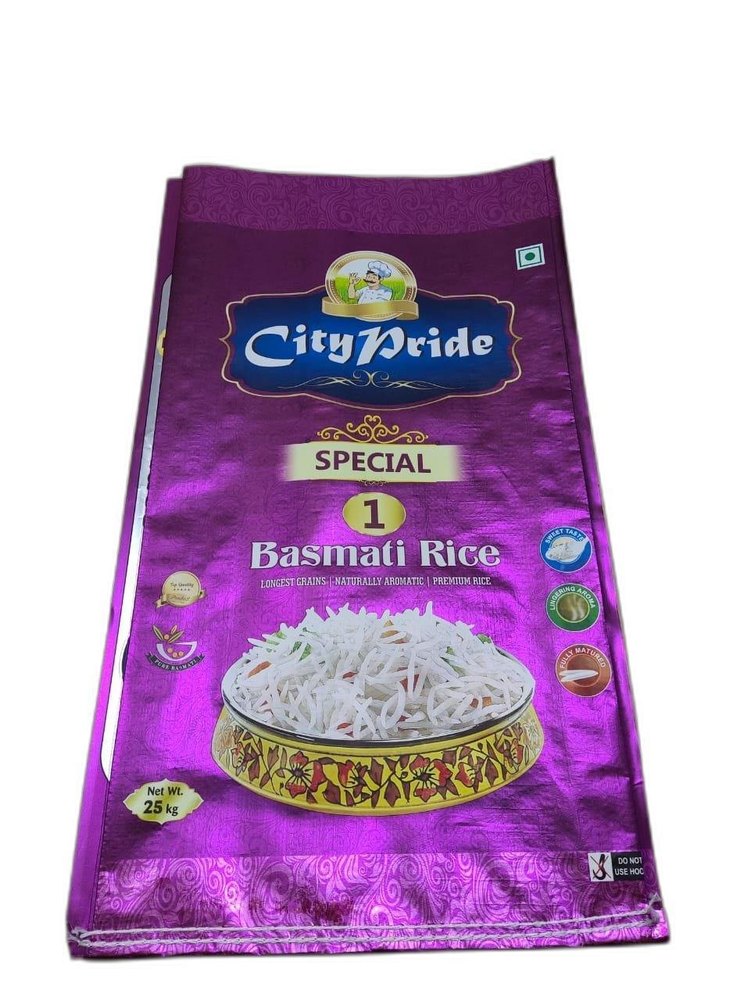 Printed BOPP Rice Packaging Bag, Size: 10x5 inch