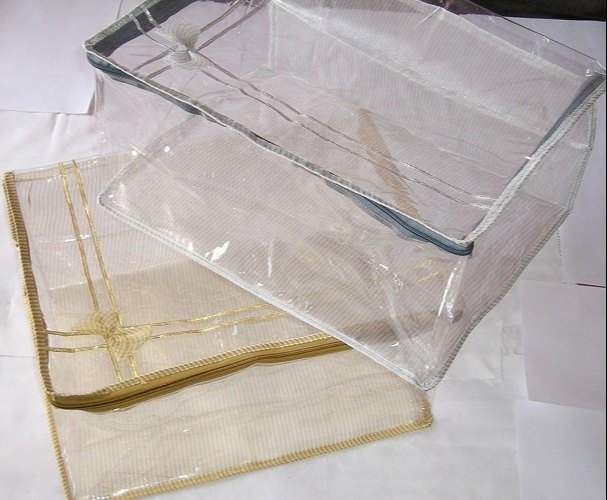 PVC Plain Saree Packaging Bag