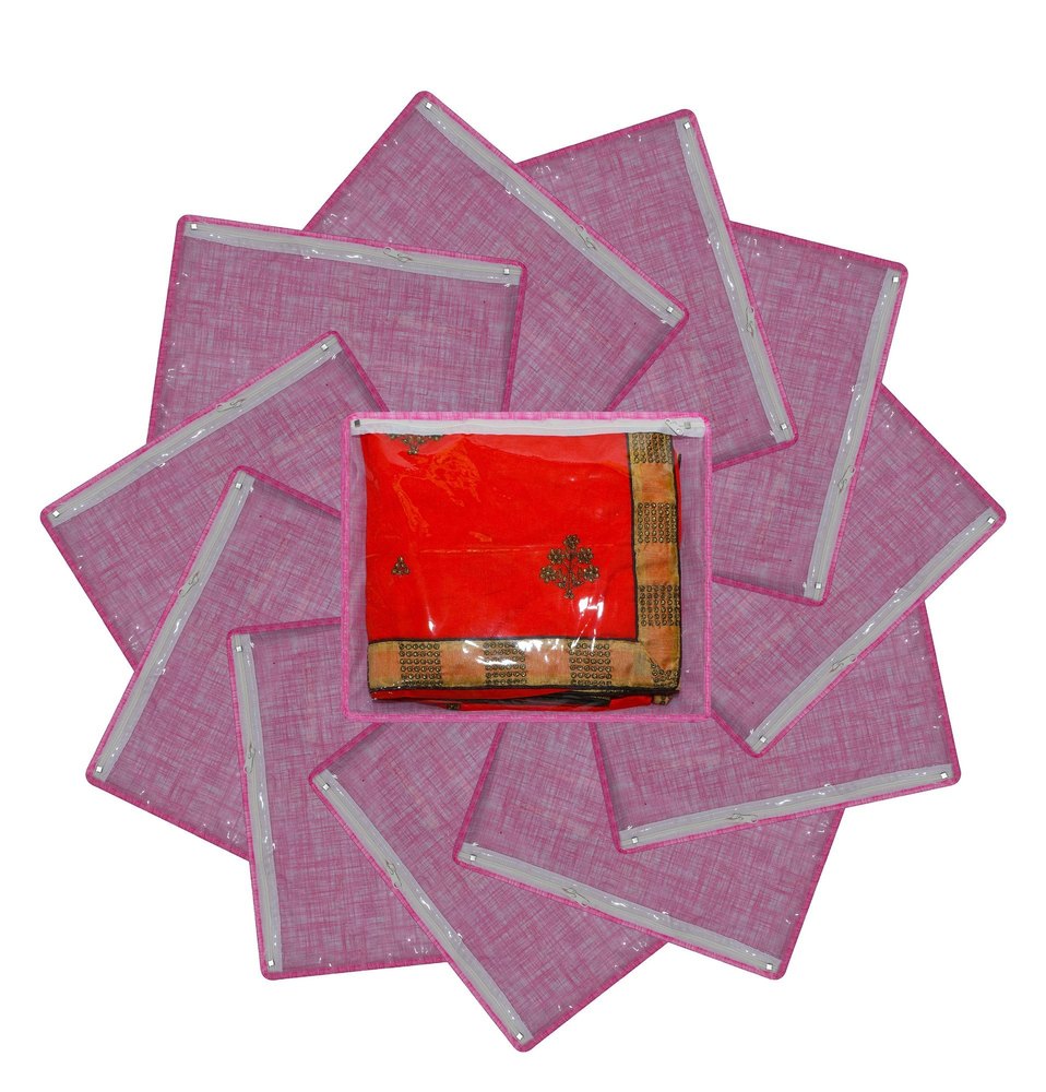 Non Woven Single Packing Saree Cover 12 Pcs Set
