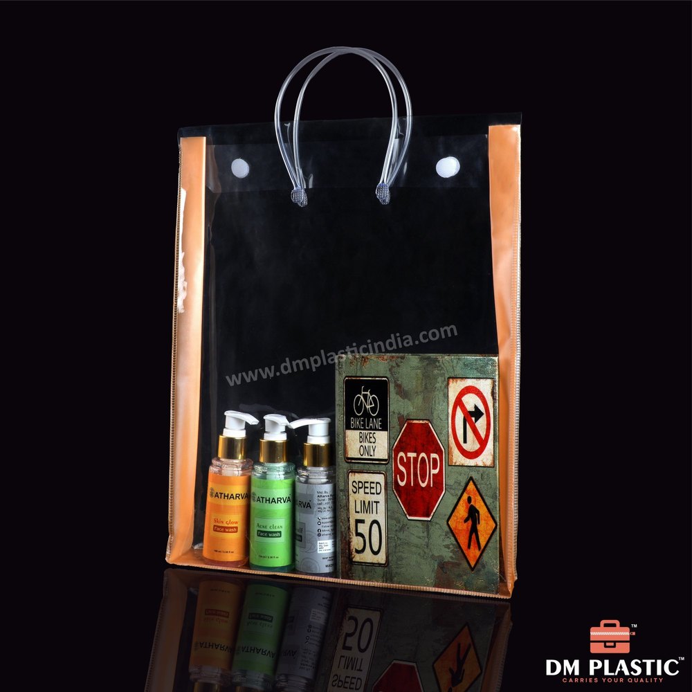 Pouch Transperent Cosmetic Products Packaging Bag, For Promotion