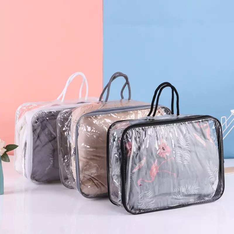Transparent PVC Bedsheet Packaging Bag