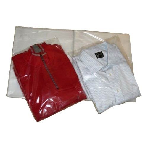 Transparent Plain PVC Garment Packaging Bag, Capacity: 0.5 Kg, Thickness: 50 - 100 Micron