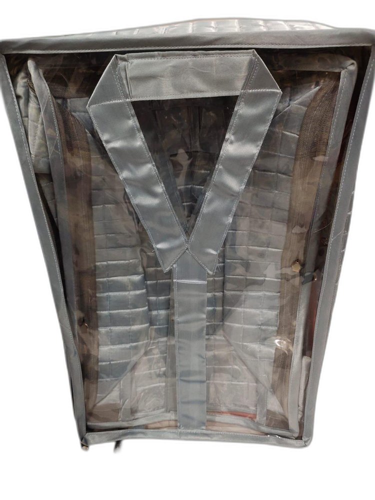 Satin and Plastic Plain Rectangular Shirt Bag, Capacity: 500g