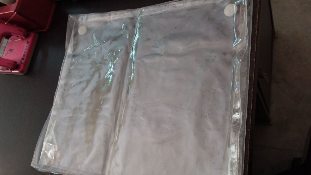 Transparent Matte PVC Bed Sheet Bags