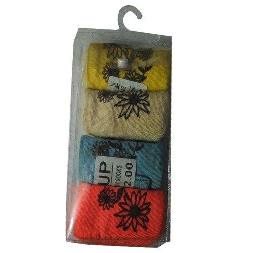 PVC Socks Packaging Bag, Thickness: 20 - 100 Gsm