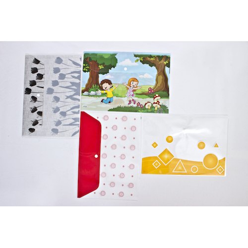 PVC Button Pouch