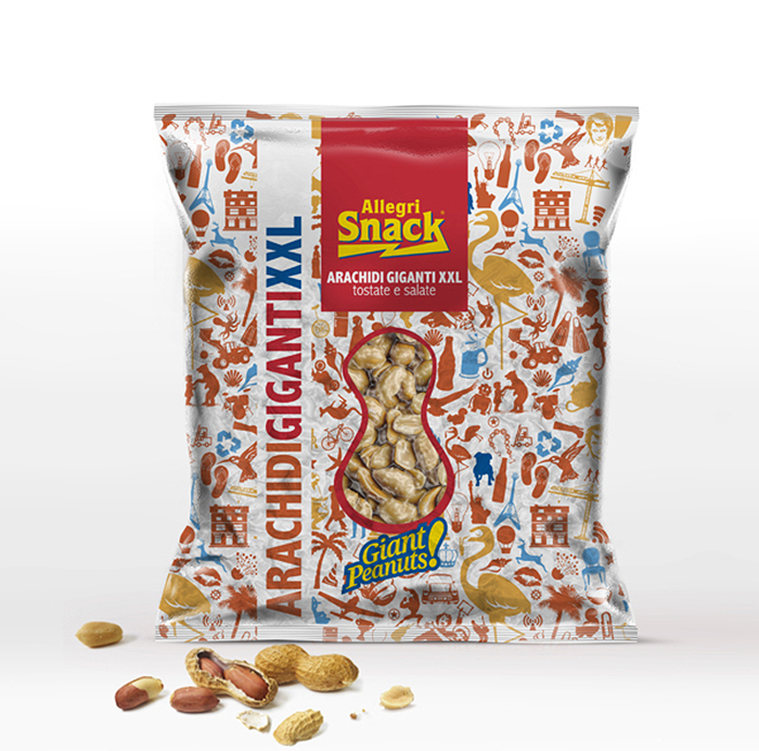 PVC Orange Grain Packaging Pouch