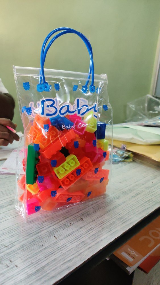 Ziplock Pvc Toy Packaging Pouch, Thickness: Customiseable