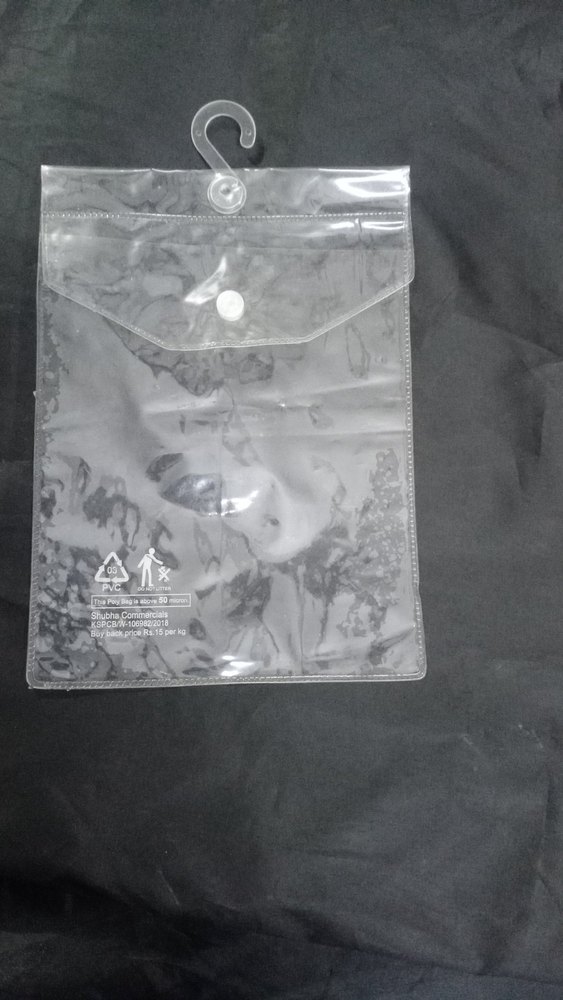 Plain PVC Jockey style bag, For Packaging, Holding Capacity: 0.5 Kg