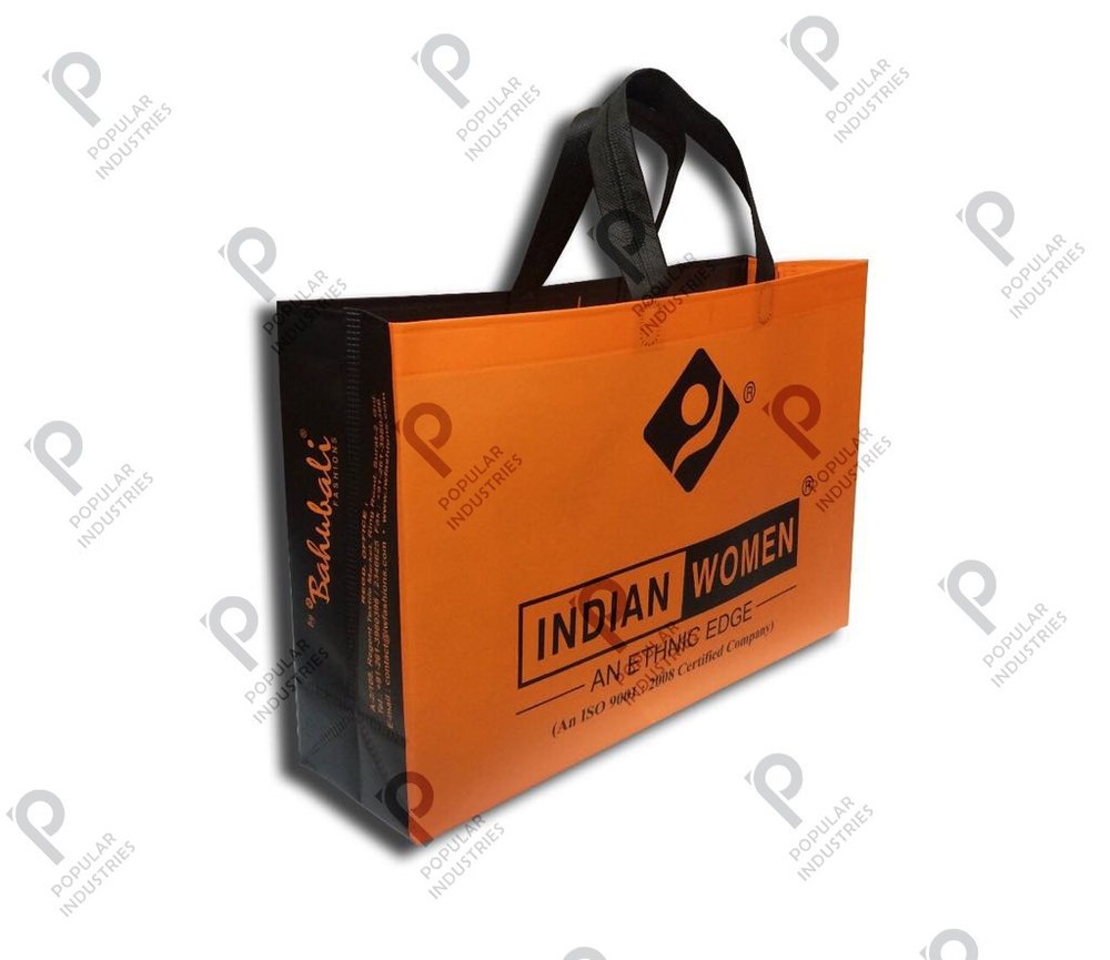 Handle Type: Loop Handle Printed Non Woven Box Bag Indian Women, For Shopping, Capacity: 10-15 Kg
