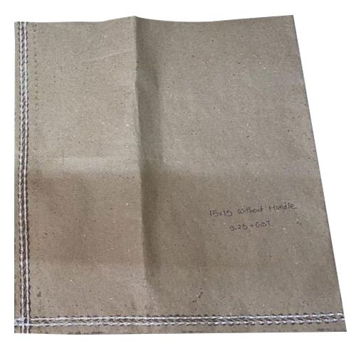 Devam 15 x 15 inch Brown Paper Laminated HDPE Bag, Storage Capacity: 10 Kg