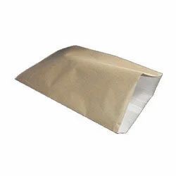 Brown And White HDPE Laminated Paper Bag