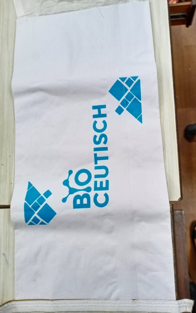 WHITE AND BROWN PAPER HDPE LAMINATED BAGS, Capacity: 25 KG