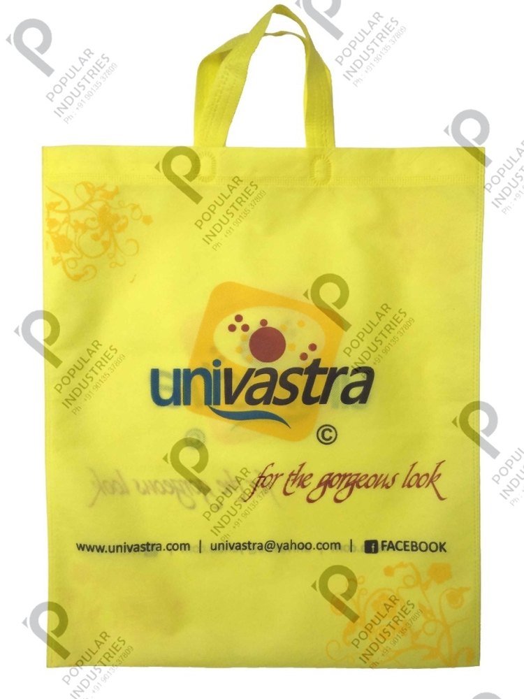 Yellow Non Woven Bag, Capacity: 5kg