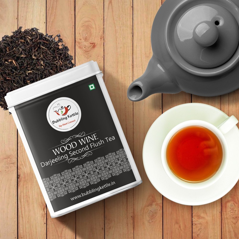 Darjeeling Second Flush Tea Wood Wine