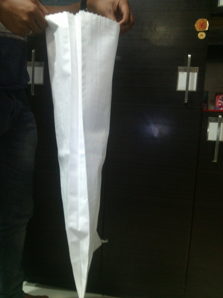 Milky White PP Woven Coated & Uncoated Gusseted Bags- 25 Kgs & 50 Kgs