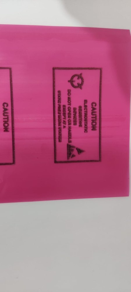 Pink Anti Static Bags, 80 Micron