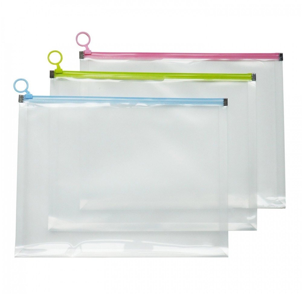 PVC Zipper Packaging Bag, Capacity: 1 Kg, Thickness: 1mm