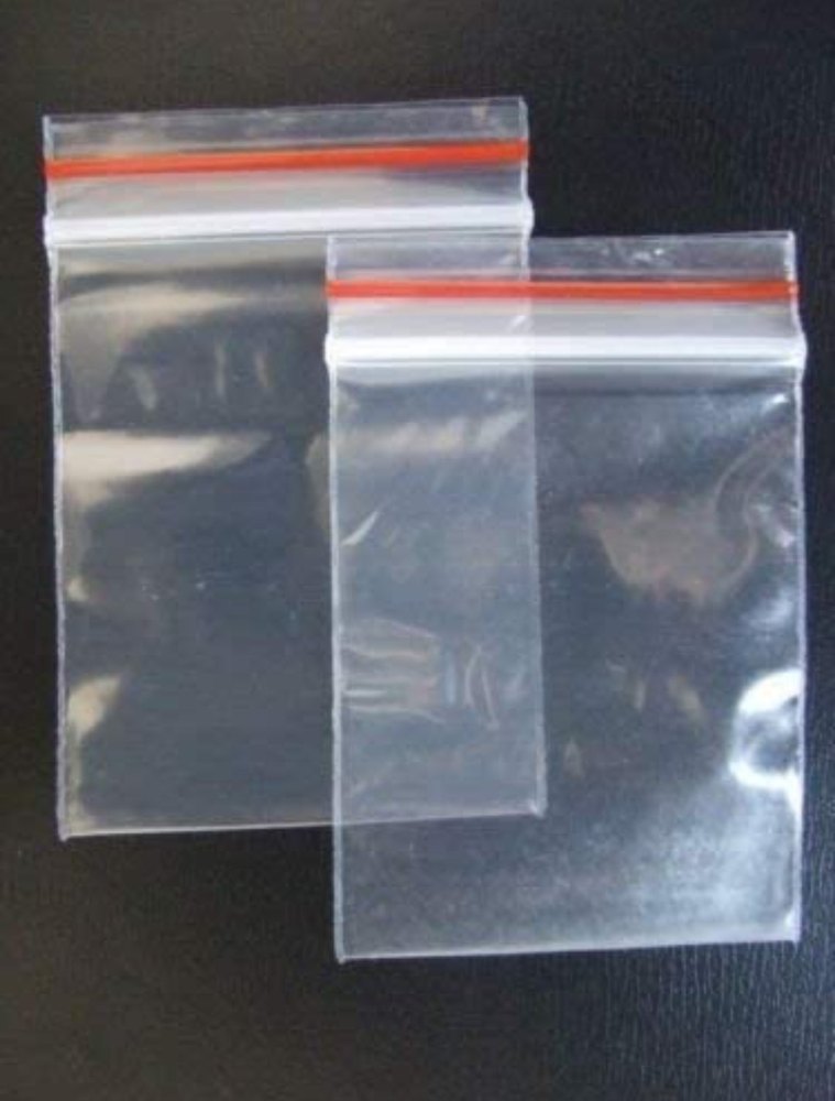 Glossy PP Plain Zip Bag