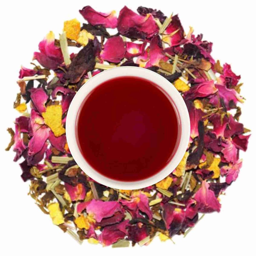 The Tea Kettle Hibiscus Chamomile Rose Tea, Packaging Type: Plastic Bag