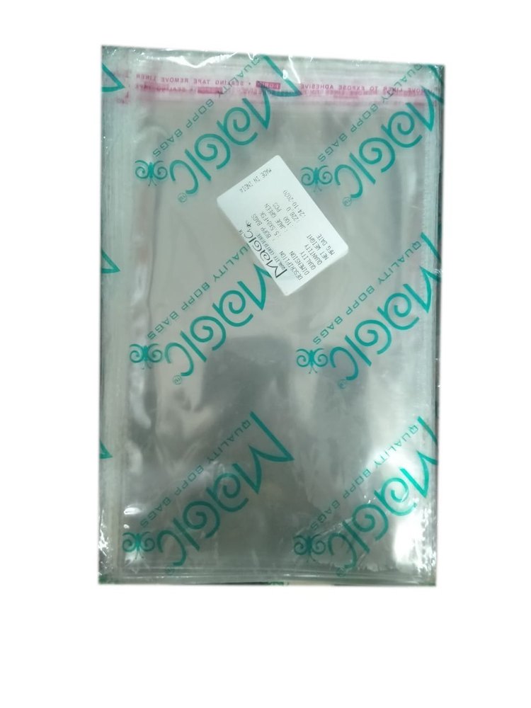 PVC Sealing Cover Self Seal Bags, Size: 4*9 Inches, Capacity: 1 Kg