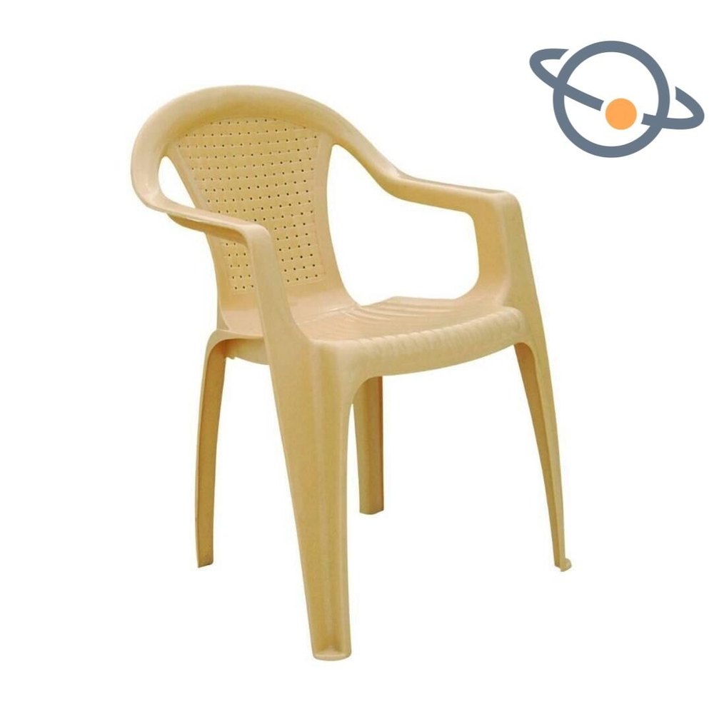 Hanumant Brown Plastic Chair