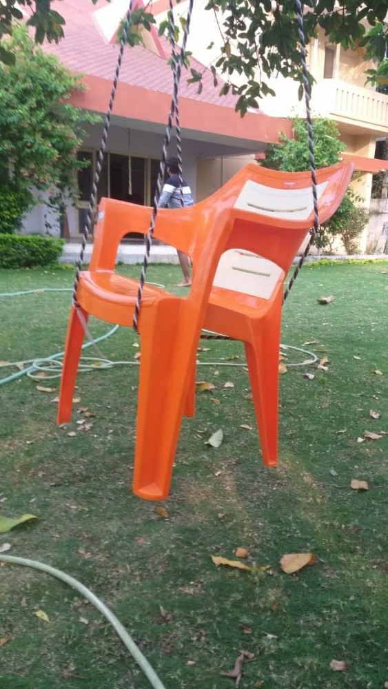 New Mango Plastic Chair, With Armrest