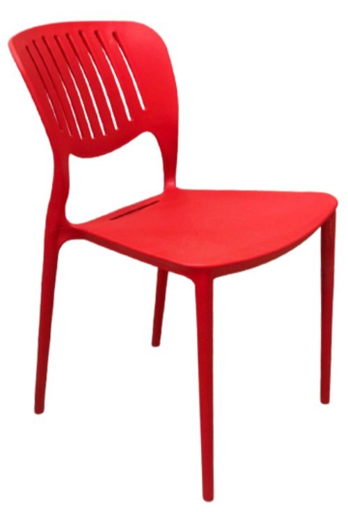 Designer Plastic Chair, Without Armrest