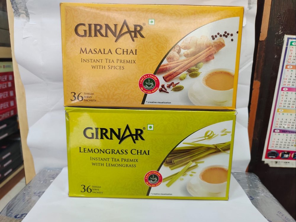Instant Tea Girnar Masala Chai, Powder, 36 Bags