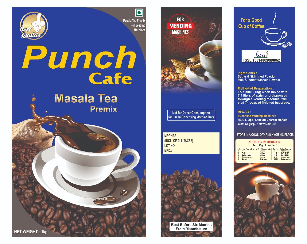 Punchline Normal Masala Tea Premix, Packaging Size: 10 Kgs