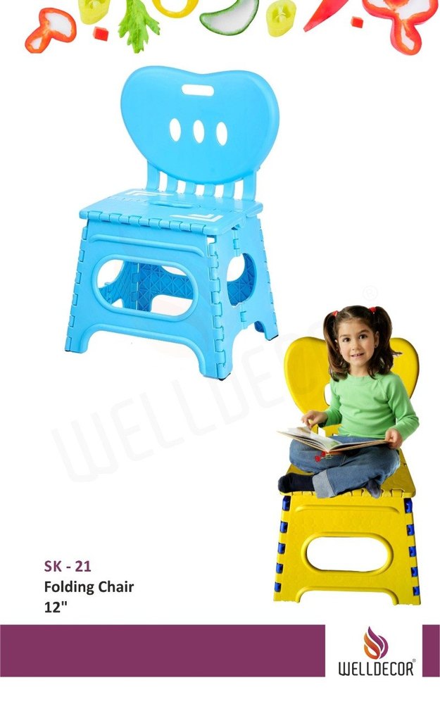 Welldecor Plastic Folding Kids Chairs, Size: 12