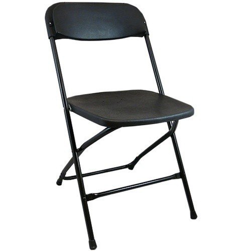 Modern Black Folding Chairs, For Home, Back Style: High Back