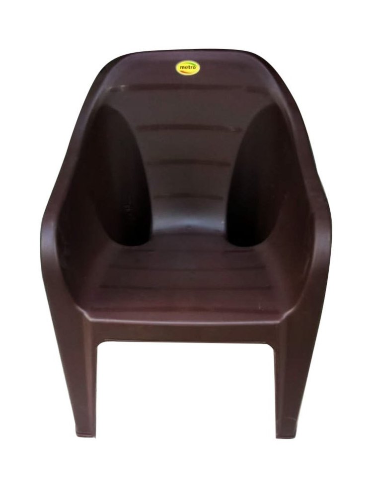 Molded Plastic Dining Chairs, With Armrest