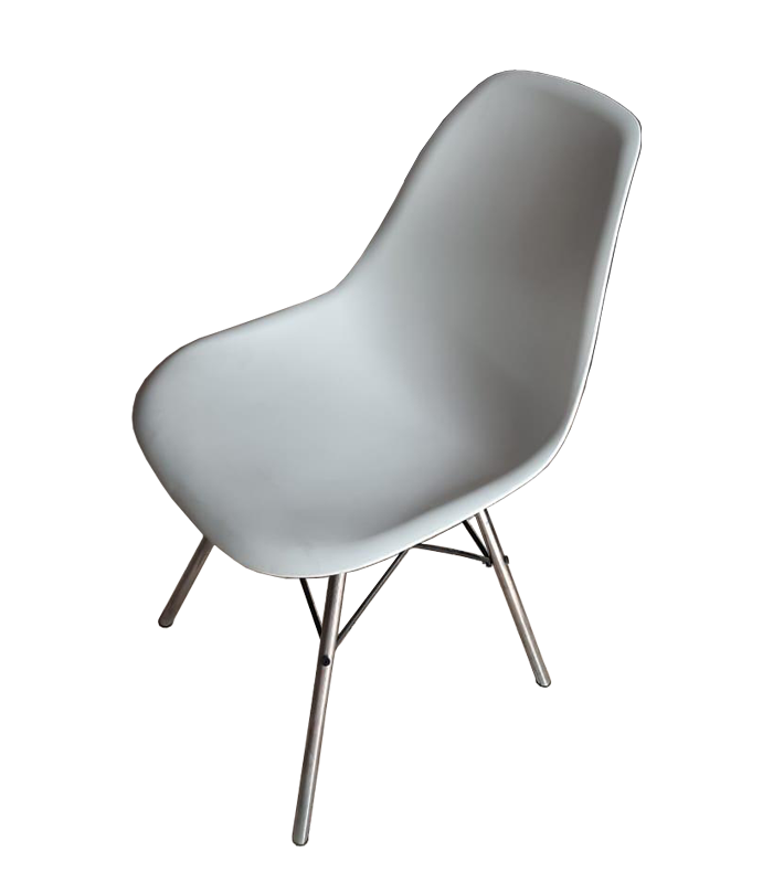 Kylin Cafeteria Chair With Chrome Legs