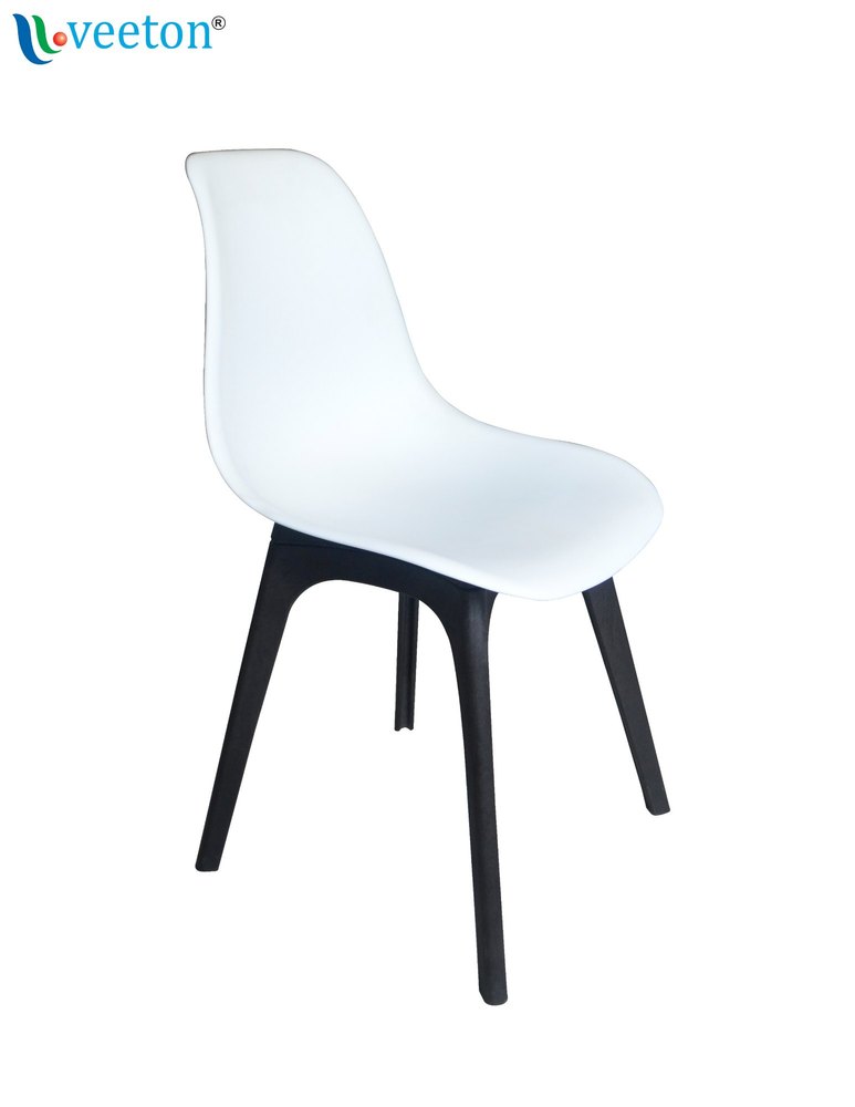 White Plastic Veeton Restaurant Chair
