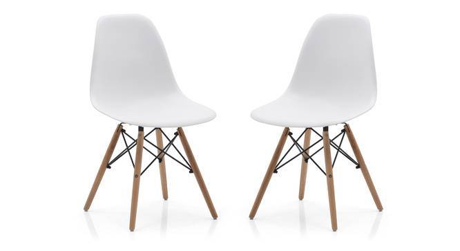 White Restaurant Plastic Shell Chair