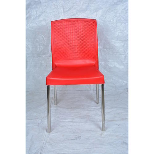 PVC Red Cafe Chair (Mercury), Warranty: 1 Year