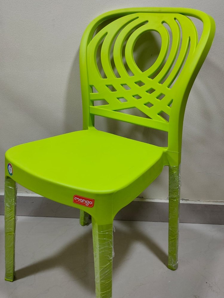Cello Brown PVC Plastic Chair, For Home