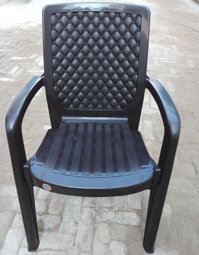 Black PVC Plastic Chair
