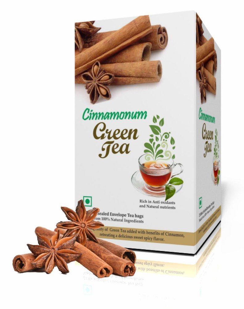 Herbal Cinnamon Green Tea, Leaves