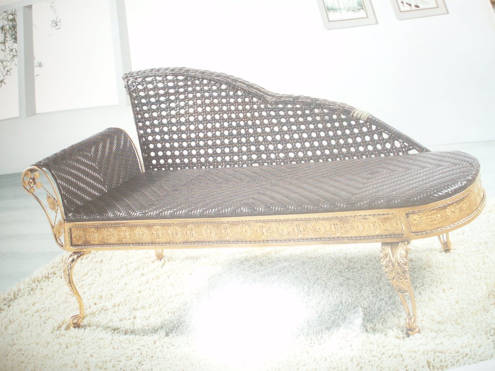 Coffee Brown Plastic Cane Deewan