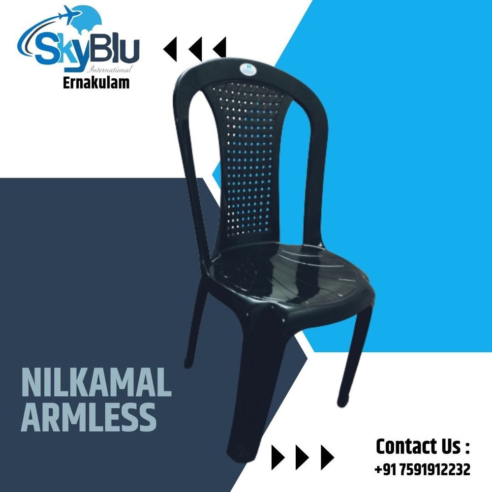 Nilkamal Plastic Armless Chair