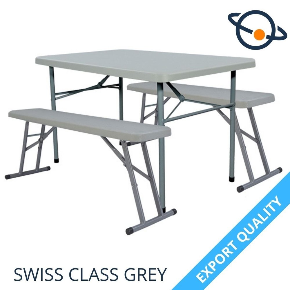Supreme Swiss Class Grey Folding Table