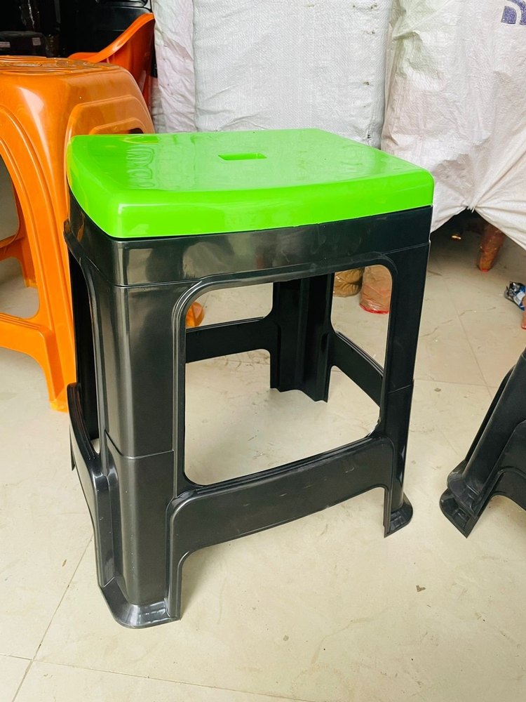 Plastic Comfort Double Color Stool